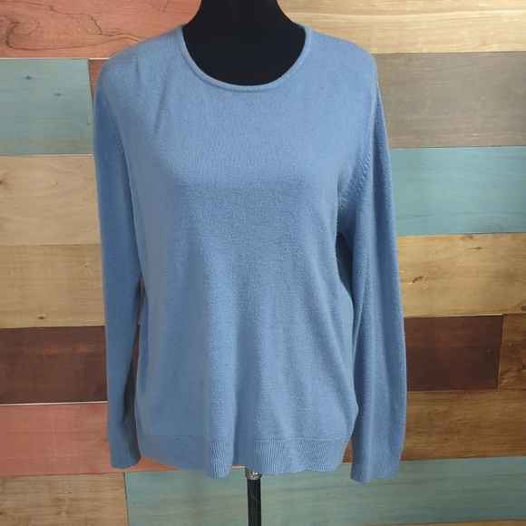 Blue Crew Neck Sweater - Picture 1 of 3